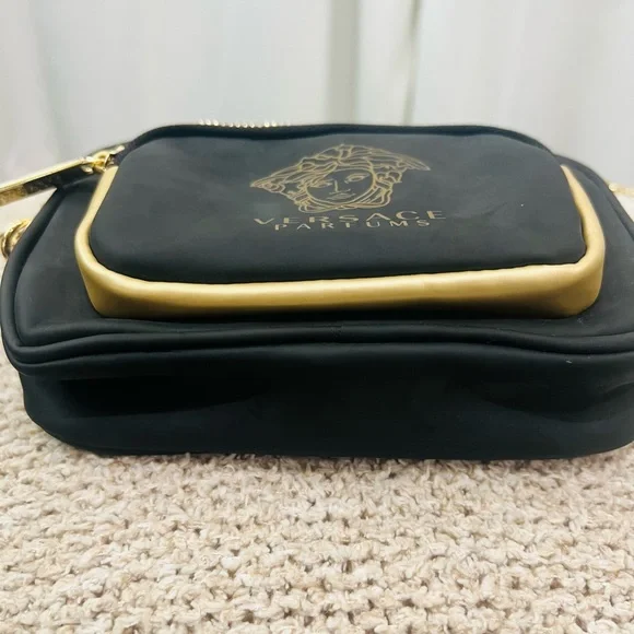 Versace Black and Gold Women's Bag - Picture 5 of 6